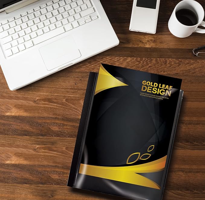 Better Office Products 60 Pocket Bound Black Presentation Book, - Image 5