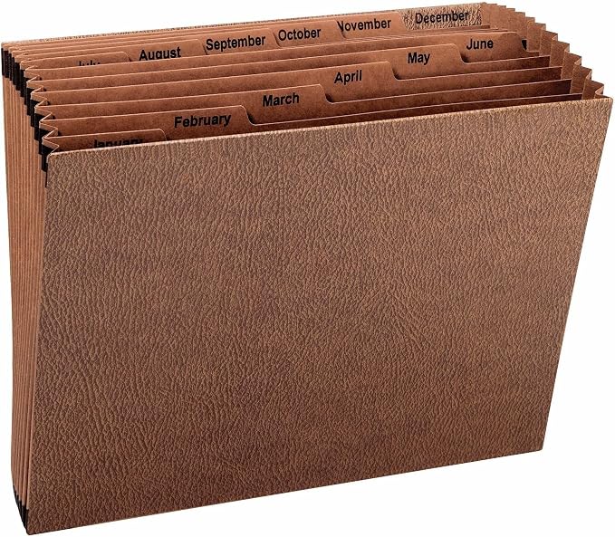 Smead TUFF Expanding File, 12 Pockets, Letter Size by SMEAD
