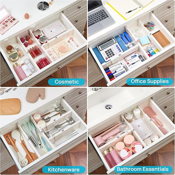 Vtopmart 4 Pack Drawer Dividers - Image 8