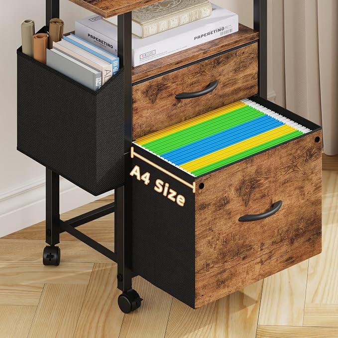 GYIIYUO 2 Drawer File Cabinet - Image 6