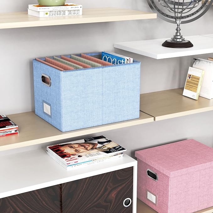 Oterri 2 Pack File Storage Organizer, Filing Box, Portable File Box - Image 7