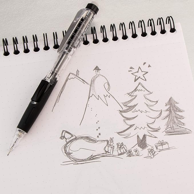 Pentel Twist-Erase Click Mechanical Pencil, 2 Eraser Refills and Lead, Color - Image 7