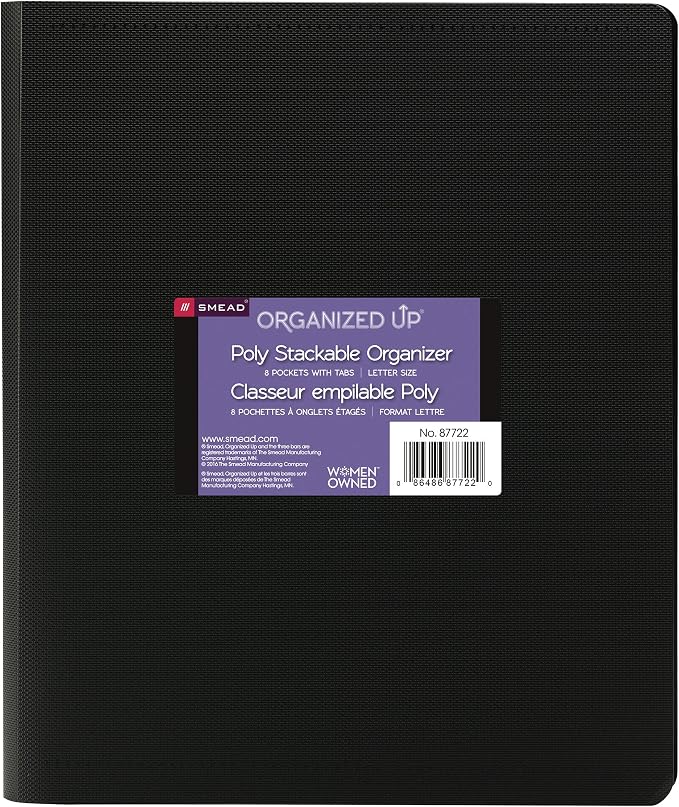 Smead Organized Up Multi Pocket Organizer, Eight Pockets, Letter Size - Image 2