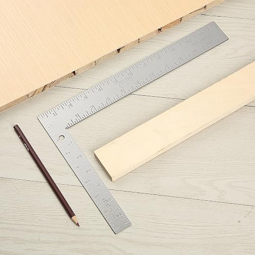 Mr. Pen- Metal Carpenter Square, 8 x 12 Inch | Imperial & Metric L Square - Image 8