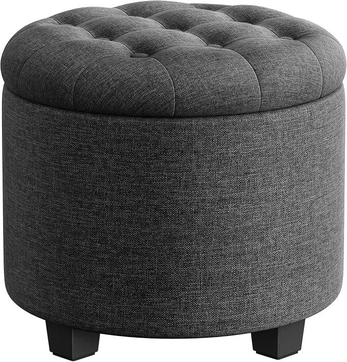 SONGMICS Round Ottoman, Ottoman by Unknown