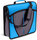 Case-it Mighty Zip Tab Zipper Binder, Expanding File Folder and Shoulder Strap by Case-it