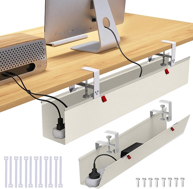 36" Under Desk Cable Management Tray by Cotohim