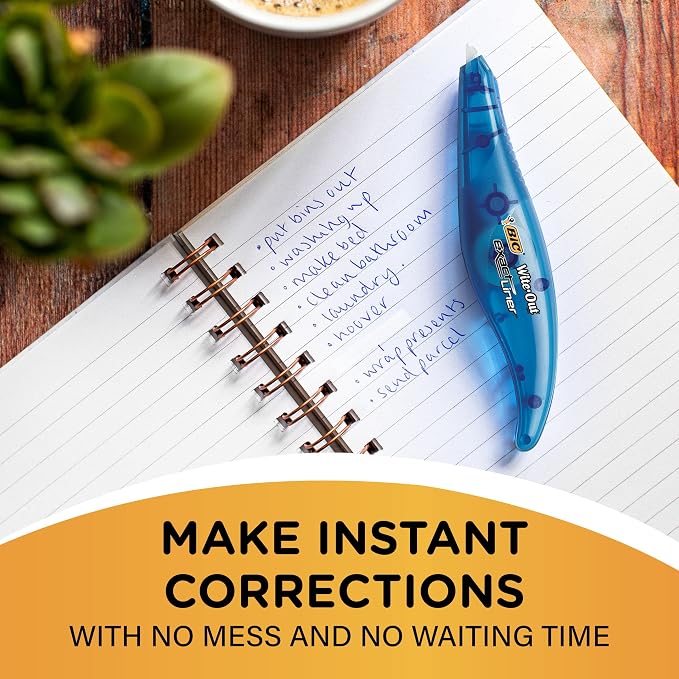 BIC Wite-Out Brand Exact Liner Correction Tape, 19.6 Feet, Clean and Easy to - Image 5