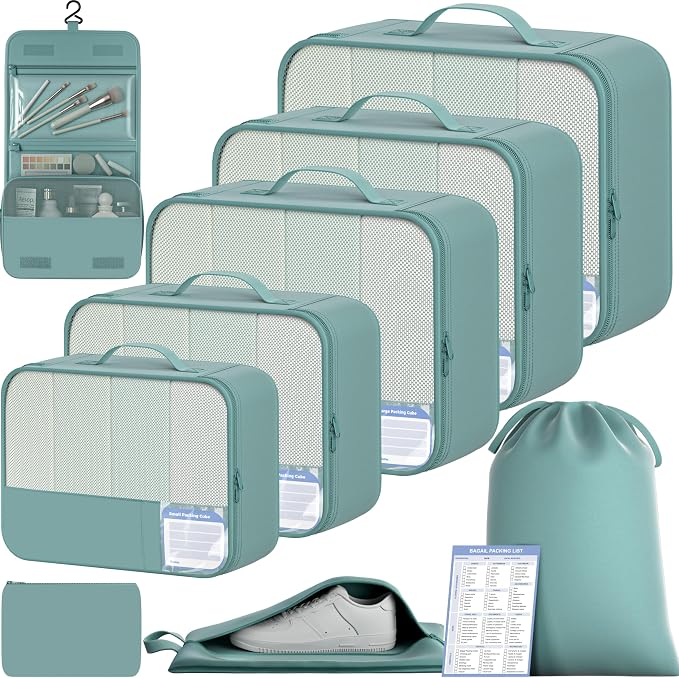 BAGAIL 9 Set Packing Cubes by BAGAIL