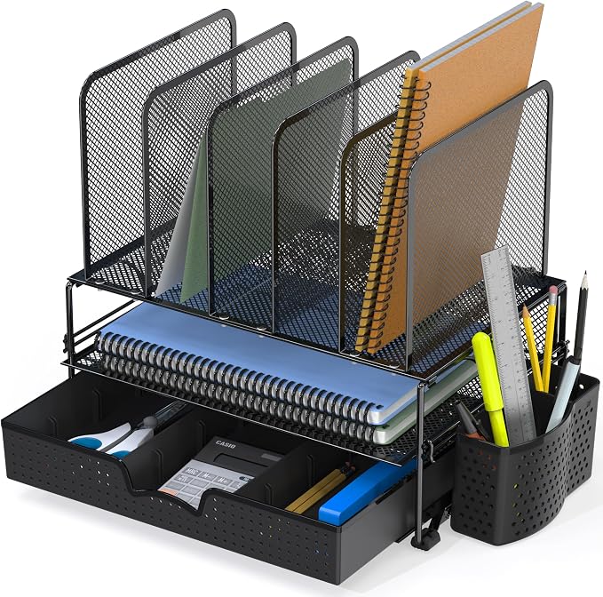 Simple Houseware Mesh Desk Organizer - Image 5