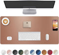 Leather Desk Pad Protector, Desk Mat, Large Mouse Pad, Non-Slip Desk Pad by AFIING