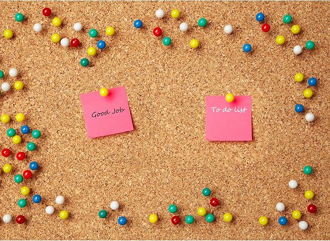 300 PCS Push Pins Map Tacks, 10 Assorted Colors in Reconfigurable Containers - Image 6