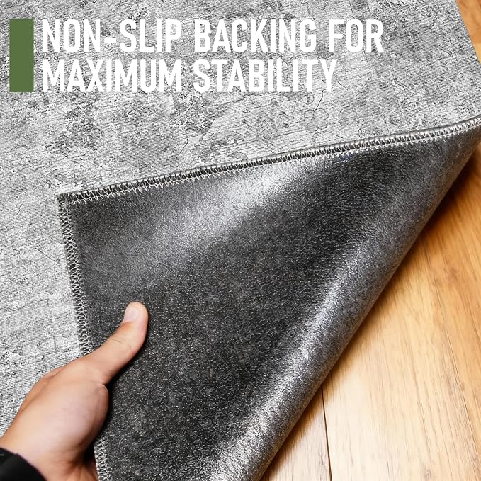 Office Chair Mat for Hardwood Floor, Anti-Slip Under Desk Mat for Rolling Chair - Image 4
