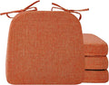Ruqmuis Chair Cushions for Dining Chairs, D-Shaped Chair Pads by Ruqmuis