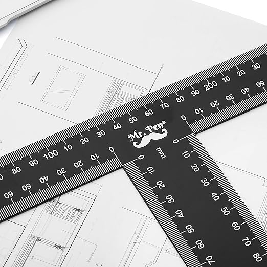 Mr. Pen - T Square, T Ruler, 45 cm, T Square Ruler, Drafting Tools | Tsquare - Image 2