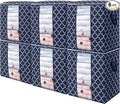 WISELIFE Storage Bags 6 Pack/100L Large Blanket Clothes Organization and by WiseLife