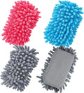 Zonon 4 Pieces Dry Erase Eraser Microfiber Shag Washable Whiteboard Eraser by Zonon