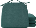 Ruqmuis Chair Cushions for Dining Chairs, D-Shaped Chair Pads by Ruqmuis