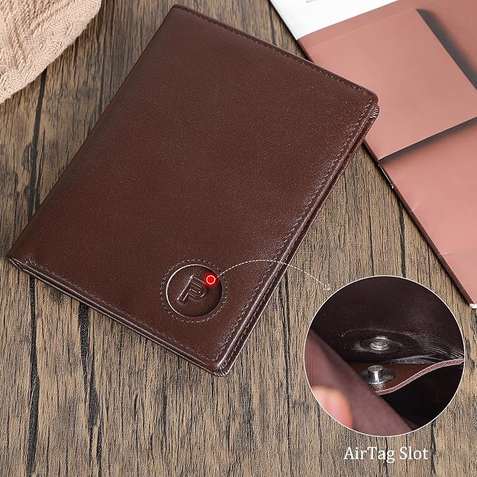 Polare Luxury RFID Blocking Leather Passport Holder Travel Wallet - Image 7