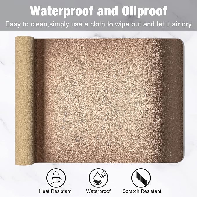 Hsurbtra Desk Pad, XL Extended Mouse Pad, Waterproof Desktop Blotter Protector - Image 5