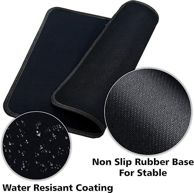 SaiTech IT 20 Pack Waterproof Mouse Pad, 8.66x7.1 inch, non-slip rubber - Image 4