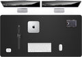 AFIING Leather Desk Pad Protector, Large Mouse Pad, Non-Slip Desk Blotter by AFIING