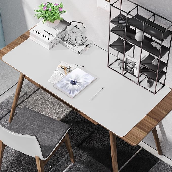 AFIING Cork Desk Mat 47" x 23.6", Dual-Sided Natural Cork & PU Leather Desk Pad - Image 7