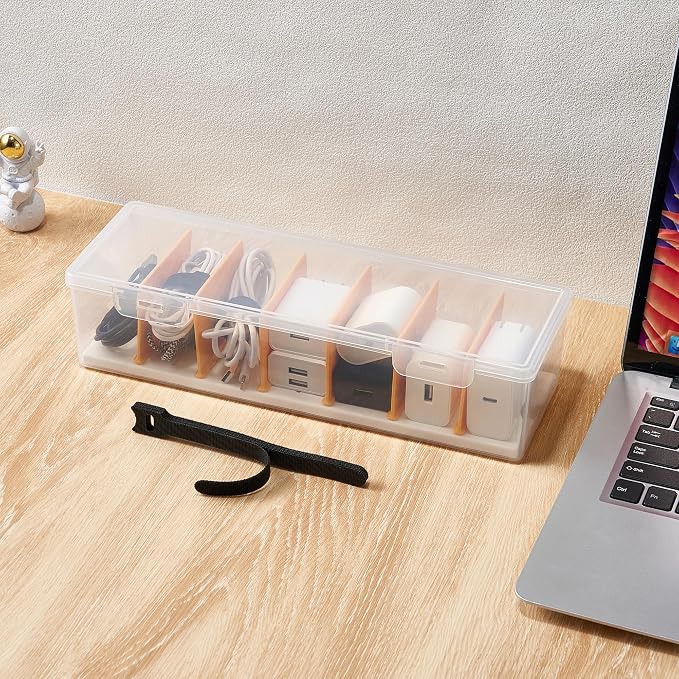 Cable Organizer Storage Box by Fzooua