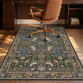 Washable 4x5 Boho Office Chair Mat by JTJ