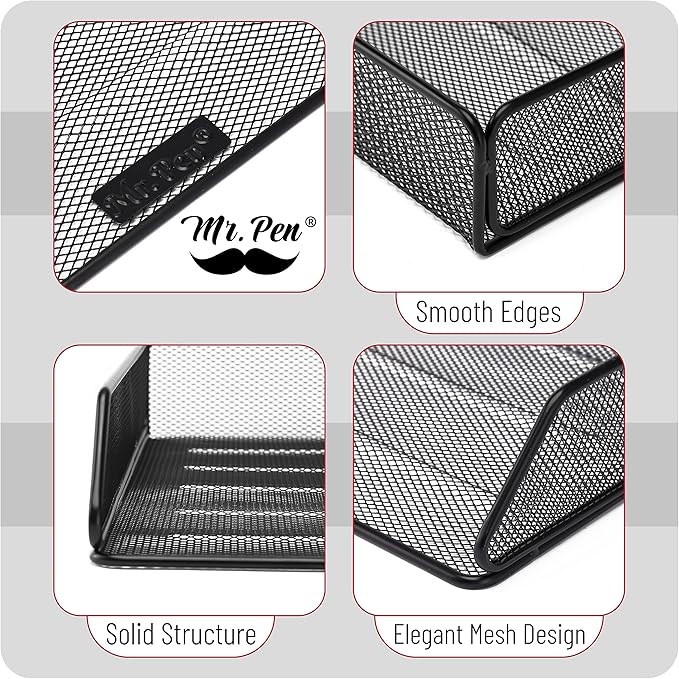 Mr. Pen- Mesh Desk Organizer, Single Tray Desktop Organizer | Letter Tray Desk - Image 3