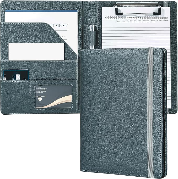 Mymazn Junior Padfolio Portfolio Folder, Small A5 Clipboard by Mymazn