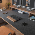 Large Felt Desk Mat, 47.2"x 23.6", Non-Slip Desk Pad by PremiumDeskPadatDawnTrees