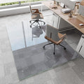 Tempered Glass Chair Mat, Round Corner and Polished Edge by MYSUNORIA