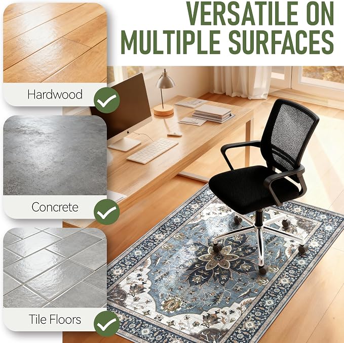 36"x48" Office Chair Mat for Hardwood, Under Desk Chair Mat for Home Office - Image 6