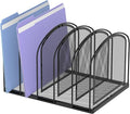 SUPEASY File Organizer for Desk, 5-Section Mesh Desk Organizer, Vertical File by SUPEASY