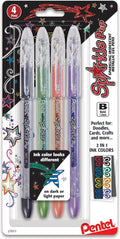 Pentel Sparkle Pop Metallic Gel Pen, 1.0mm Bold Line by PentelofAmerica