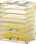 DALTACK 9-Tier Paper Organizer for Desk, Mesh Letter Tray Desk Organizer by DALTACK