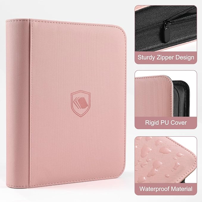 Toploader Binder, Holds 360 Toploaders, 100 Toploaders INCLUDED, 9-Pocket PU - Image 3