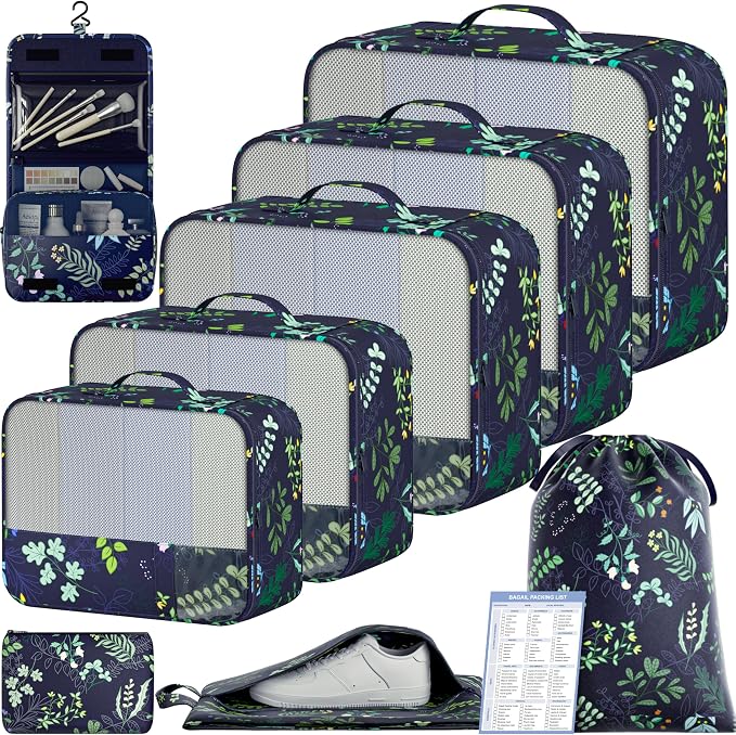 BAGAIL 9 Set Packing Cubes by BAGAIL