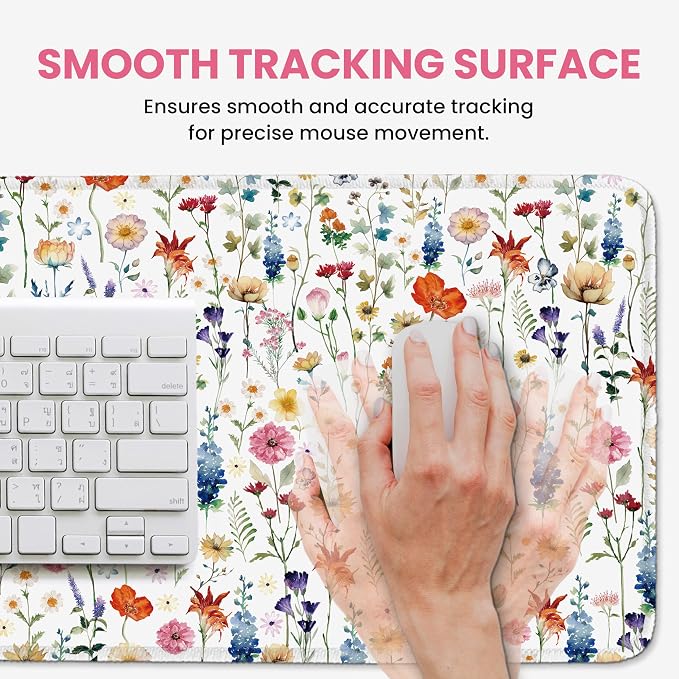 Large Mouse Pad for Desktop, Cute Desk Mat Pad Protector for Work & Gaming - Image 4