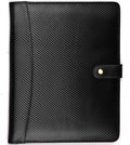 LEATHER VILLAGE Portfolio Professional Organizer – Carbon Fiber Genuine Leather by LeatherVillage
