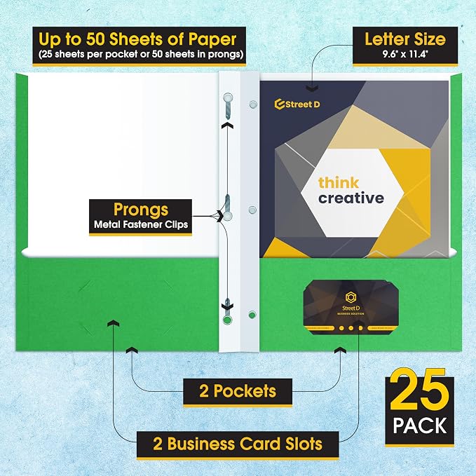2 Pocket Portfolio Folders - Image 2