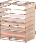 DALTACK 9-Tier Paper Organizer for Desk, Mesh Letter Tray Desk Organizer by DALTACK