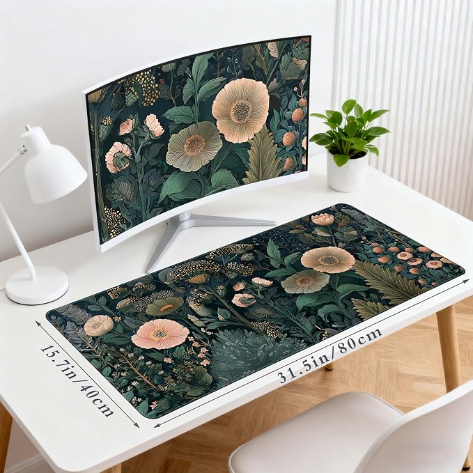 Desk Cover Mat, Cute XXL Large Mouse Pad, Computer Laptop Mat Desk Decor - Image 2