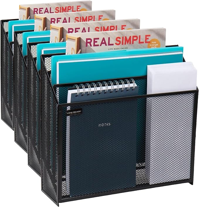 Mind Reader Metal Mesh File Organizer by MindReader