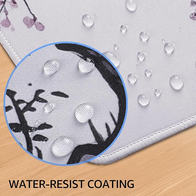 KTRIO Large Gaming Mouse Pad, Desk Mat, 31.5 x 15.7 in, Zen Sakura, XXL | - Image 5