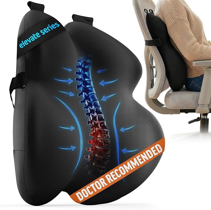 Elevate Series by Everlasting Comfort Lumbar Support Pillow by EverlastingComfort