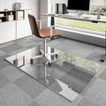 Koonmi Glass Chair Mat for Carpet, Tempered Glass Chair Mat by KOONMI