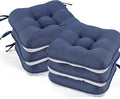 BETU Chair Cushions for Dining Chairs Set of 6, 3.5" Thick Outdoor Indoor Chair by BETU