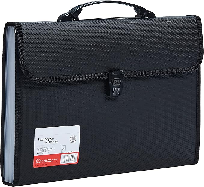 Legal Size 13 Pocket Accordian File Organizer Expanding File Folder by JIZISO